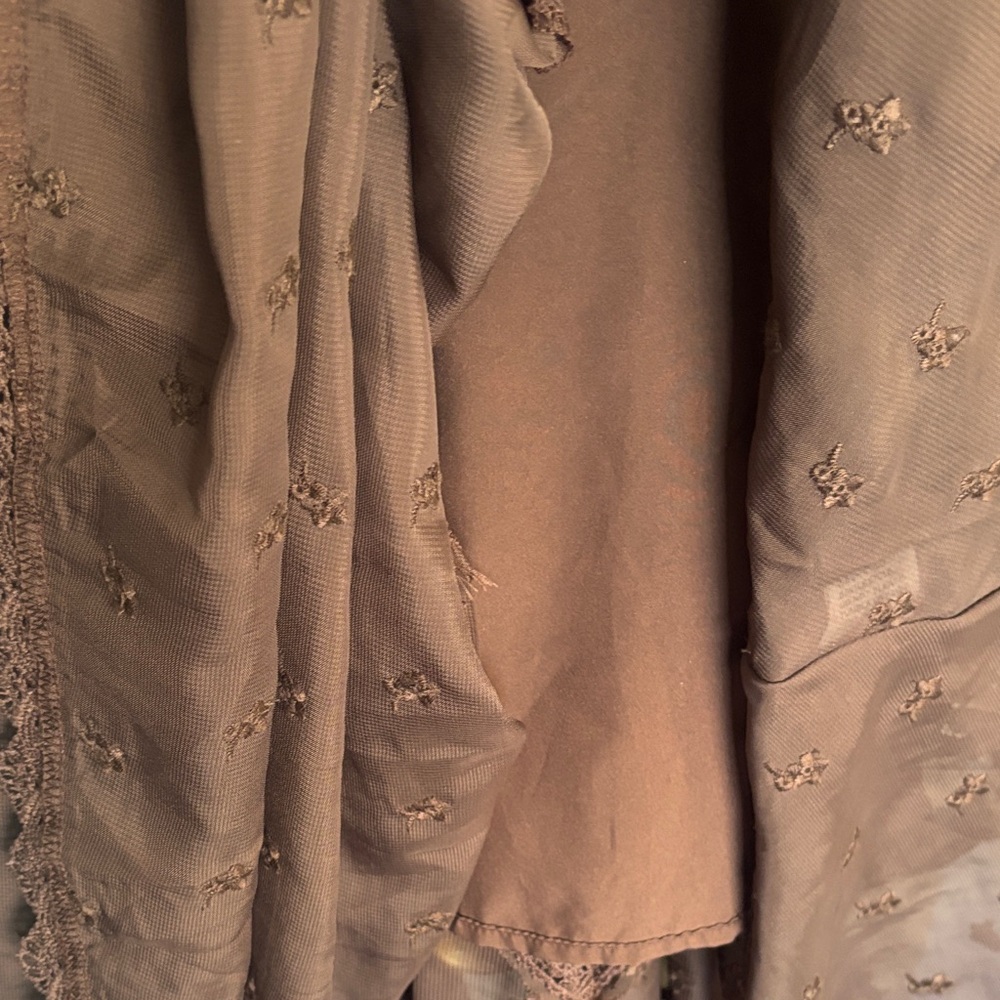 Brown Overalls dress - this was worn once - Picture 6 of 11